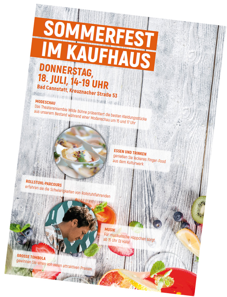 Sommerfest Plakat